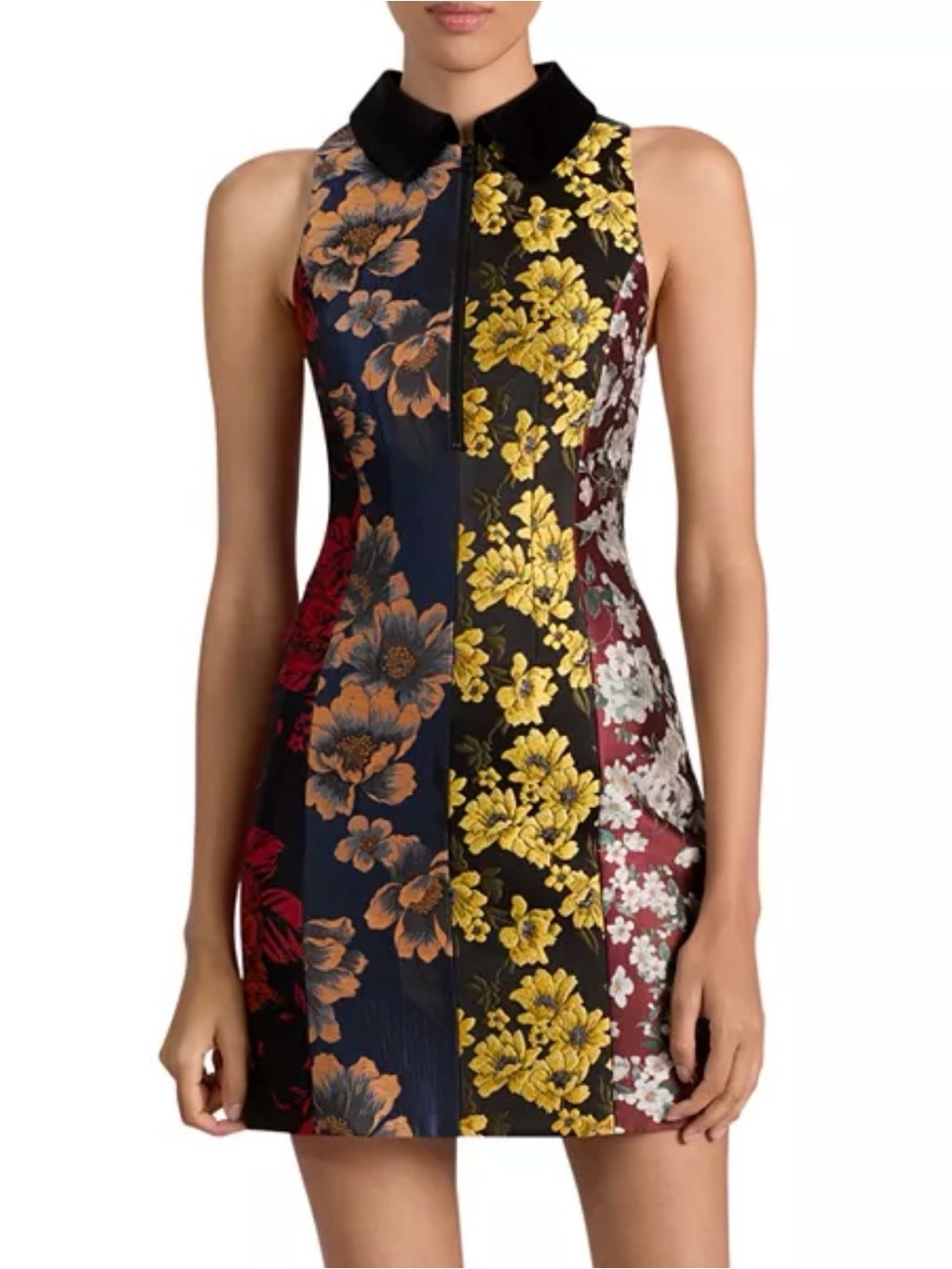 Alice + Olivia Velia Sleeveless Mini Dress
